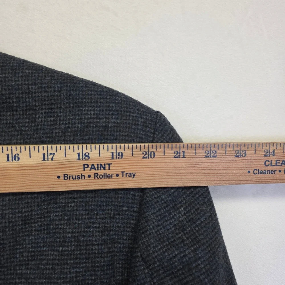 Oscar de la Renta Blazer Mens 46 Gray Wool Cashmere Business Formal Sport‎ Coat
